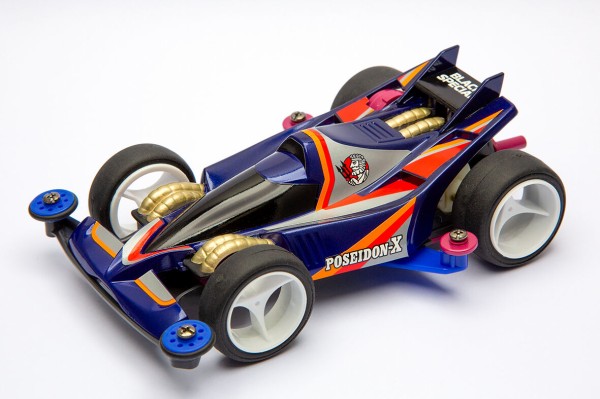 ミニ四駆ポセイドンXブラックスペシャル　サンダーショットJr. 2台セット ポセイドンXブラックスペシャル : みのパパ模型店