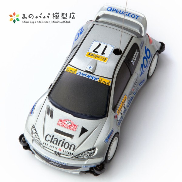 ラジ四駆 プジョー206WRC : みのパパ模型店