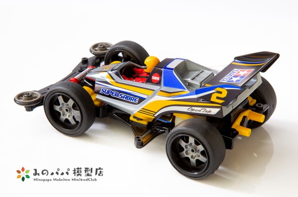 【完成品】レーサーミニ四駆　スーパーセイバーJr. タミヤ 1/32 レーサーミニ四駆シリーズ スーパーセイバーJr
