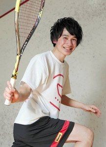 笑顔の１７歳 コートでは鬼 スカッシュ 机 龍之介 Squash Blog