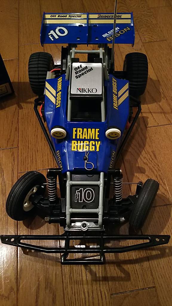 1985年【NIKKO フレームバギー1/10 バイソンF-10 (青)】その4