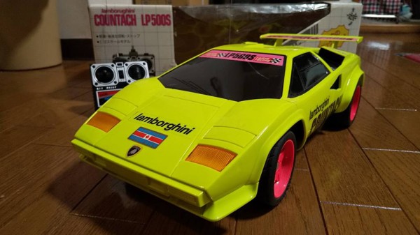 1994年頃【TAIYO 1/12 ランボルギーニ カウンタックLP500S】こちらは