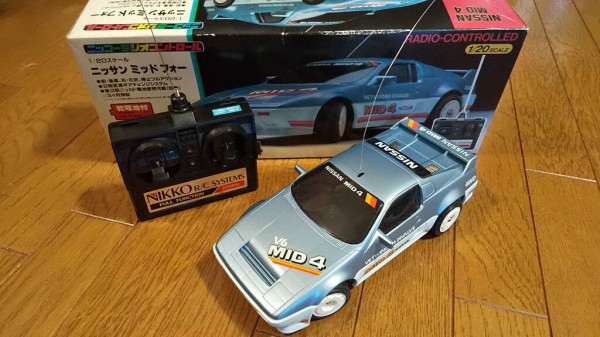 1984年【NIKKO 1/20 NISSAN MID-4】幻のコンセプトカーの