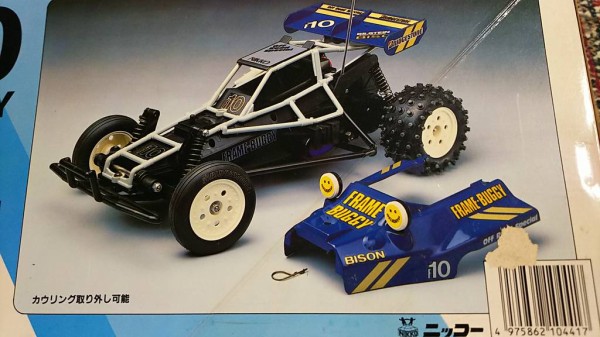 ニッコー 1/10 フレームバギー バイソン F-10 BISON 1985年【NIKKO フレームバギー1/10 バイソンF-10 (青)】その1