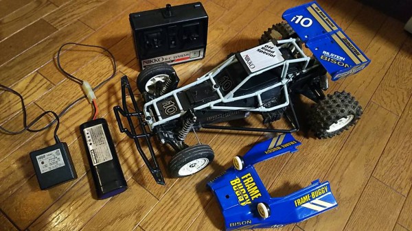 1985年【NIKKO フレームバギー1/10 バイソンF-10 (青)】その1