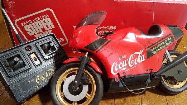 1988年【ソウル五輪記念コカコーラ懸賞 RCスーパーバイク】31年前の本格的バイク型ラジコンが動き出しました！レア度 :  【ノスタルジックホビートイラジ館】by イオタ。