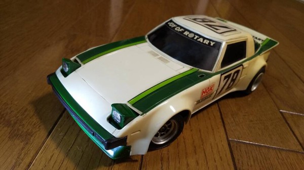 ニッコー サバンナRX-7 ラジオコントロールカー 1980年頃【NIKKO セミデラコン 1/20 サバンナ RX-7】ホビラジ化