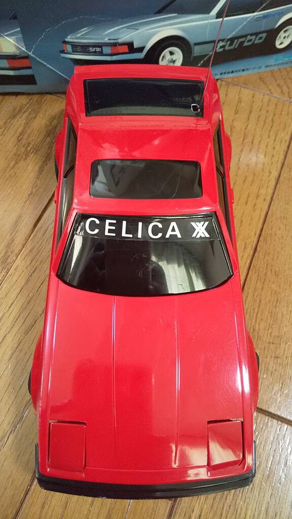 1983年頃【シンセイ 1/20 ラジオエレコン TOYOTA セリカXX 2000G-turbo