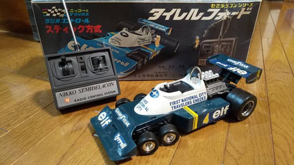 1977年頃【NIKKO セミデラコン 1/16 タイレルフォード】6輪タイレルのホビラジ化用に白カウル版のジャンク品を入手！レア度 :  【ノスタルジックホビートイラジ館】by イオタ。