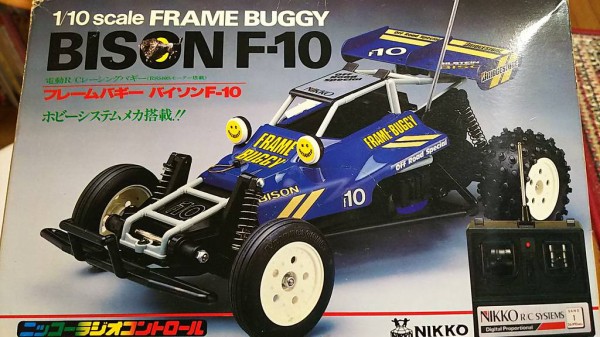 1985年【NIKKO フレームバギー1/10 バイソンF-10 (青)】その1