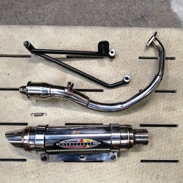 アドレス V125 ベリアル セクターマフラー ワンオフ加工品 : ss-muneda