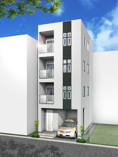 軽量鉄骨造価格坪単価格安 鉄骨住宅3階4階建てデザイン屋上 地下室 狭小住宅3階4階建て 鉄骨住宅 耐火建築物ローコスト住宅 東京都神奈川県