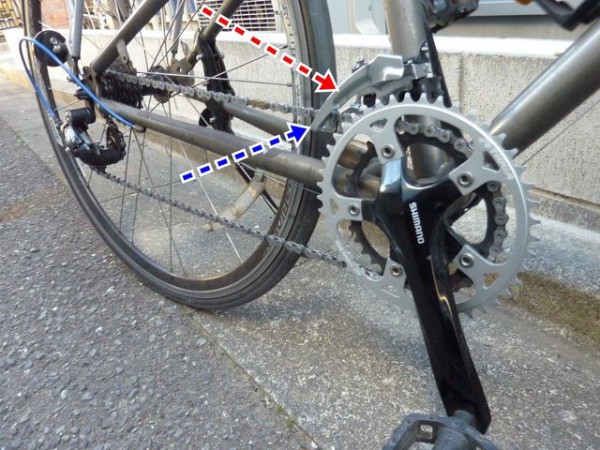 フロントディレイラー取り付け 調整方法 自分用まとめ フロントダブル トリプル両対応 Sl M310 自転車と介護な生活