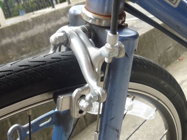 ママチャリ改造 700c化 フロント リヤキャリパーブレーキ取り付け 自転車と介護な生活