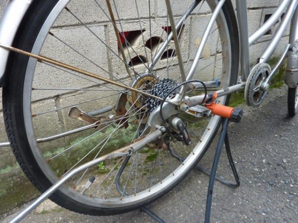 ママチャリ7速化 謎のメッキボスフリースプロケットに交換 : 自転車と介護な生活