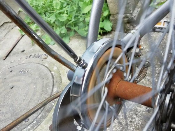 バンドブレーキの調整 あの異音は消えるのか 自転車と介護な生活