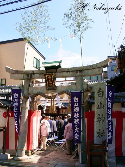 ｋｙｏｔｏ ｓｔｙｌｅ 角立つ注連縄 神輿準備 白山神社 例大祭準備 ｓｔ ｋｙｏｔｏ アーカイブス