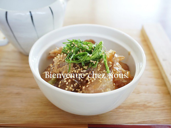 大きな鯛を貰ったら 鯛の昆布〆 と 鯛茶漬け Bienvenue Chez Nous ようこそ我が家へ Powered By ライブドアブログ