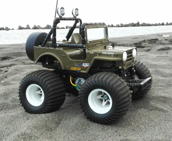 Paddle Tires for Tamiya Wild Willy 2 , RC car toy scale model