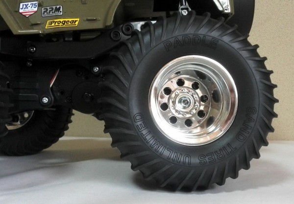 タミヤ 用 パドル タイヤ ワイルド ウイリー2 用 WR-02 GYAR RC