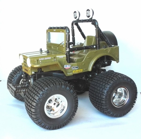 ☆ タミヤ ワイルド ウイリー2 用 ブロック タイヤ GYAR RC