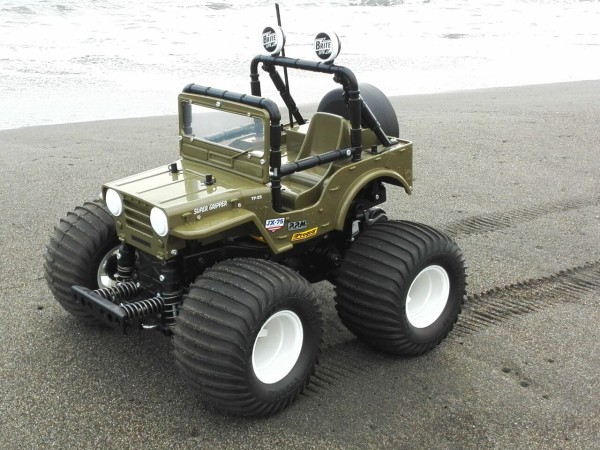 Paddle Tires for Tamiya Wild Willy 2 , RC car toy scale model