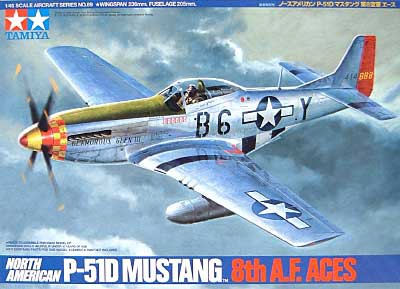 タミヤ「1/48 ノースアメリカン P-51D ムスタング チャック 
