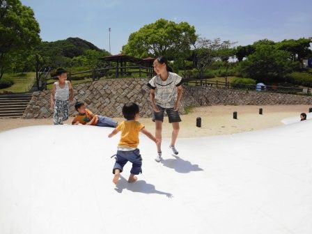 県立淡路島公園と北淡路カントリーガーデン : strong hot flower