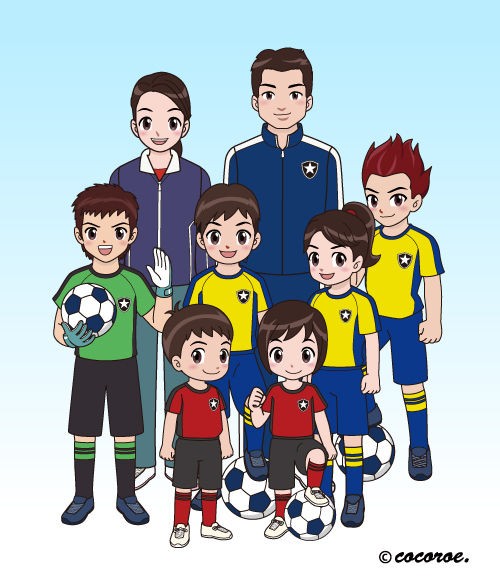 少年サッカーチームのイラスト テレビ番組イラスト 似顔絵制作ブログ