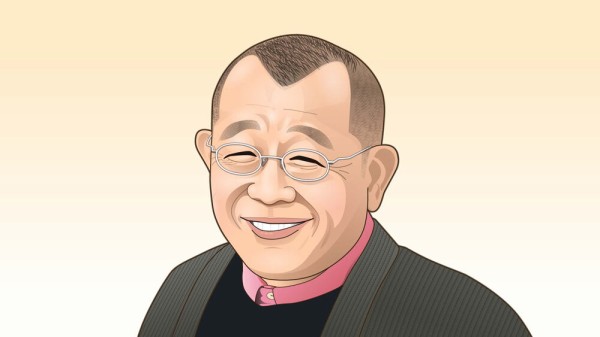 優しい印象の鶴瓶さん テレビ番組イラスト 似顔絵制作ブログ