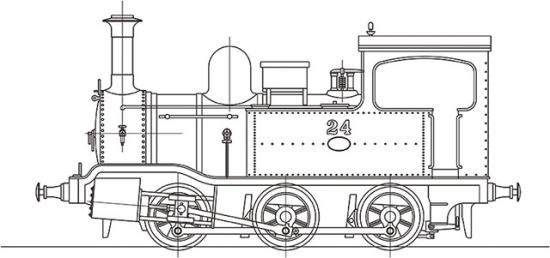 ☆ワールド工芸 16番HO 真鍮製 鉄道院 ナスミスウィルソン1100形 蒸気機関車 (波状ランボードタイプ) 組立キット :  SUBARU-SSからのお知らせ