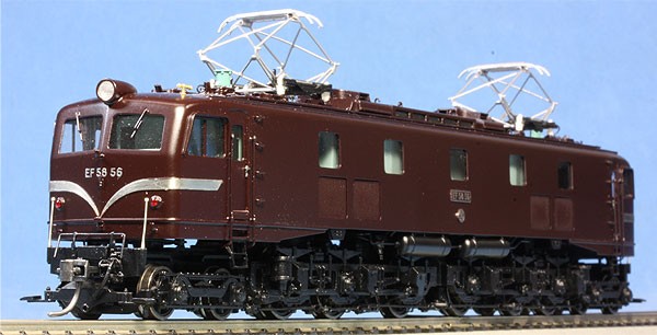 保証書付天賞堂 EF55 2号機(登場時・特急牽引時代) 前照灯点灯・真鍮製精密モデル 機関車