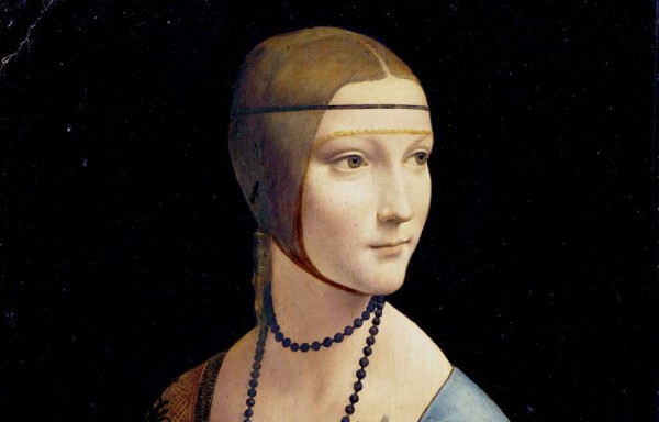 John Friedlinger (フリードリンガー）ー『猫を抱く貴婦人』 白貂を