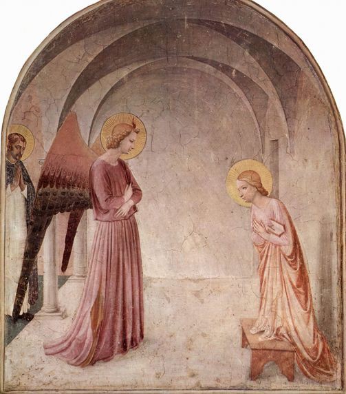 フラ  アンジェリコ 受胎告知 受胎告知 (フラ・アンジェリコ、マドリード) - Wikipedia