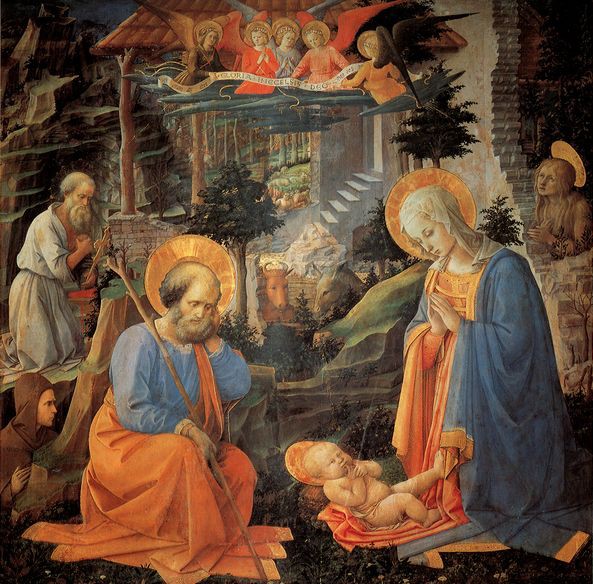 幼子キリストの礼拝（Filippo Lippi） : Renaissance