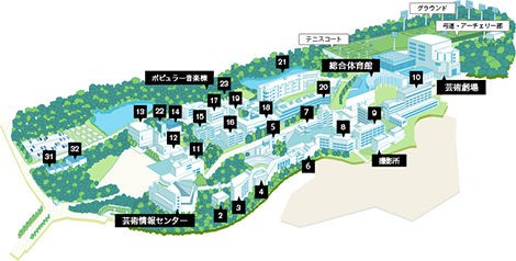 大阪芸術大学へ ゴーゴーゴー