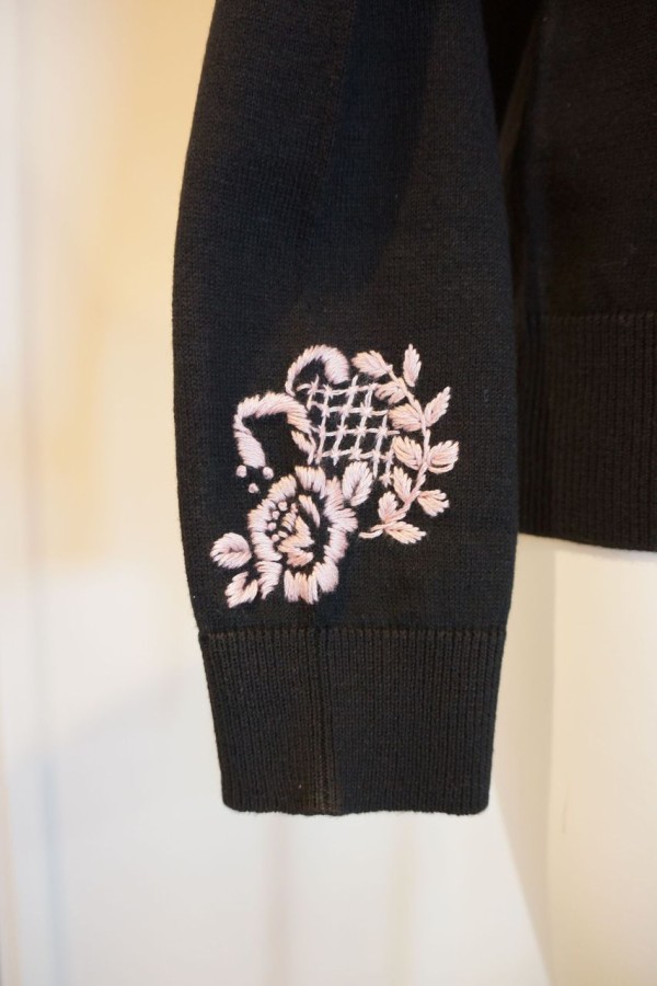 KEITA MARUYAMA（ケイタマルヤマ）フラワー刺繍カーディガン : mode