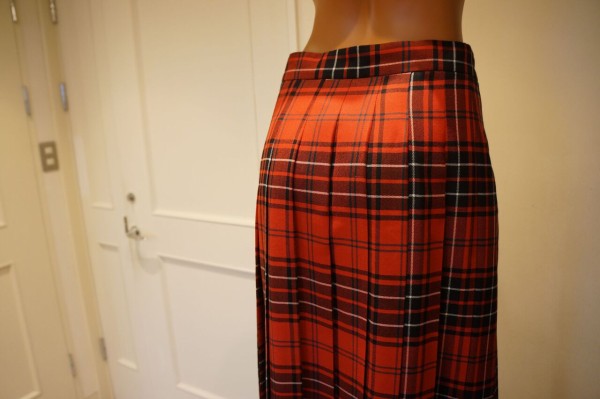 KEITA MARUYAMA（ケイタマルヤマ）Tartan Check Pleats SK