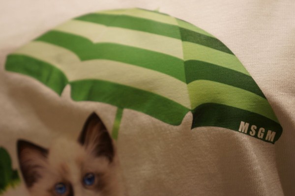 MSGM（エムエスジーエム）CATモチーフTシャツ : mode shop