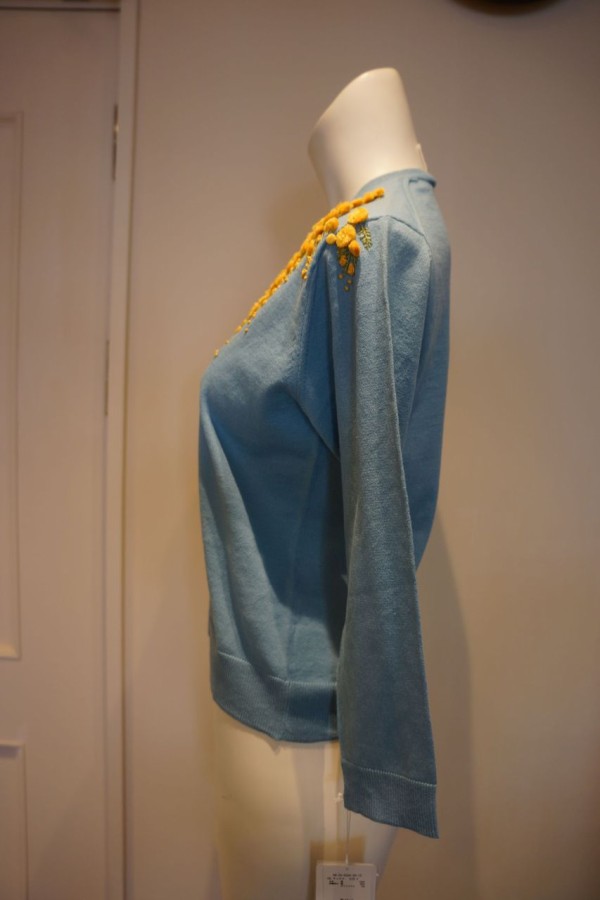 KEITA MARUYAMA（ケイタマルヤマ）ミモザ刺繍カーディガン : mode shop
