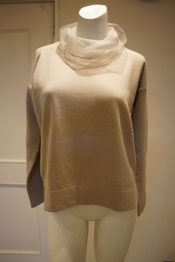 FABIANA FILIPPI カシミヤ70%シルク30%長袖ニット FABIANA FILIPPIカシミア、シルクセーター FABIANA FILIPPI カシミヤ70