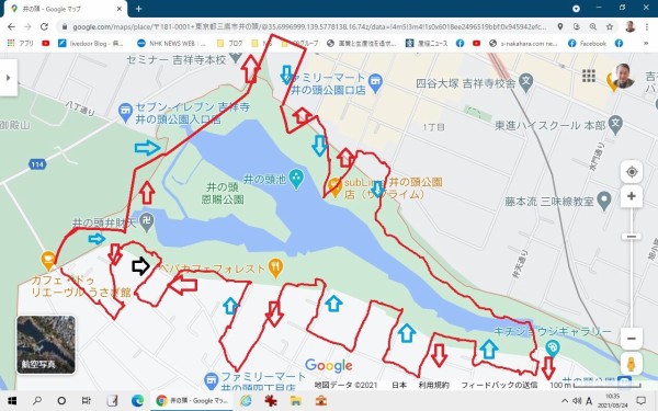 井の頭 牟礼 の地形は登り下り散歩ができる 堀池喜一郎 すこやの工作室日記