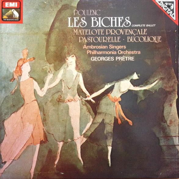 Lp レコード プレートルのプーランク 牝鹿 ほか 仏vsm 3290