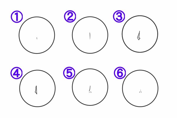 女性の鼻の描き方のサンプル 夏色アサシンの創作活動記録