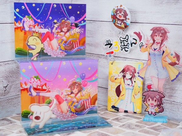 戌神ころね 最凶天災☆アクリルジオラマスタンド : おもちゃの巣（玩具