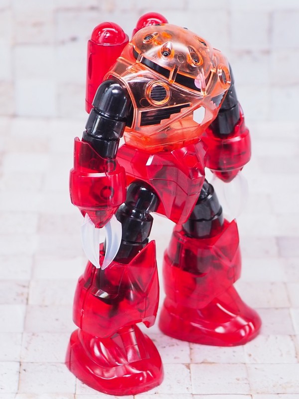 HGUC シャア専用ズゴック クリアカラーバージョン レビュー : おもちゃ