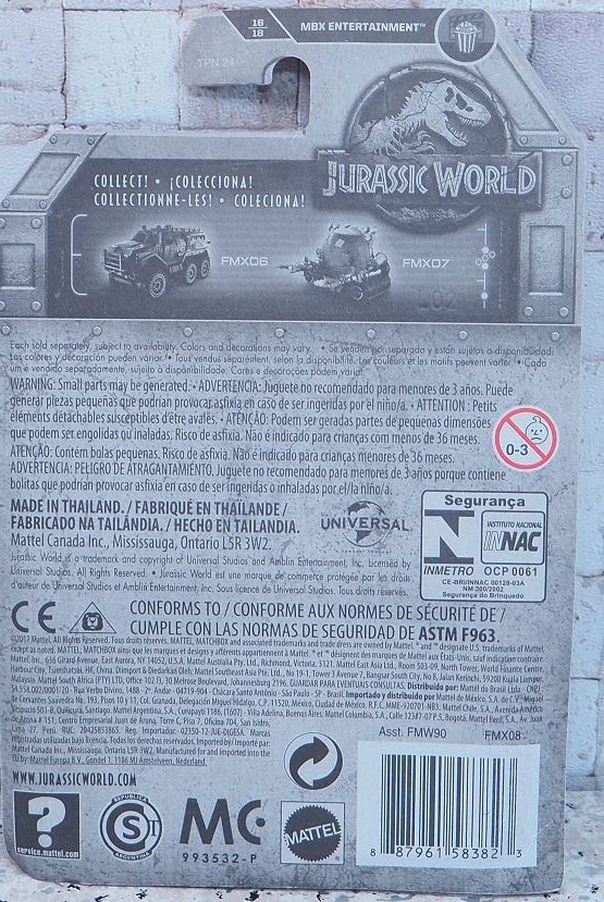 マテル ジュラシック・ワールド マッチボックス ジャイロスフィア