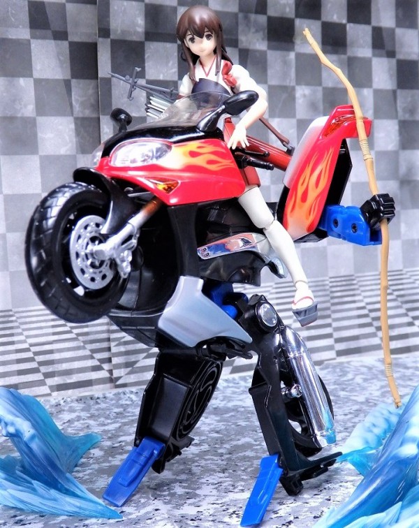 早川玩具 チェンジスクーターロボ 炎神 レビュー : おもちゃの巣（玩具