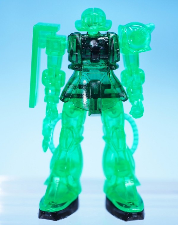 ガンプラ　工具類2 1/380スケール miniガンプラ MS-06 量産型ザクII ヤカン装備（クリア