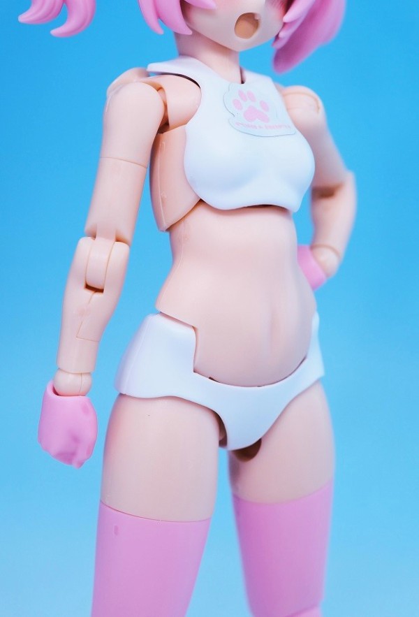 メガミデバイス PUNI ☆ MOFU 水着 バスト、お腹、ウエスト
